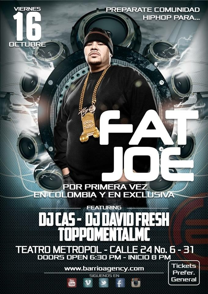 FAT JOE GIG BOGOTÁ, COLOMBIA