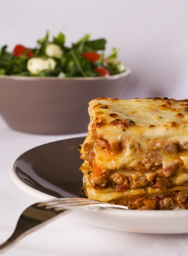lasagne (from 'Playing with Food cookbook)