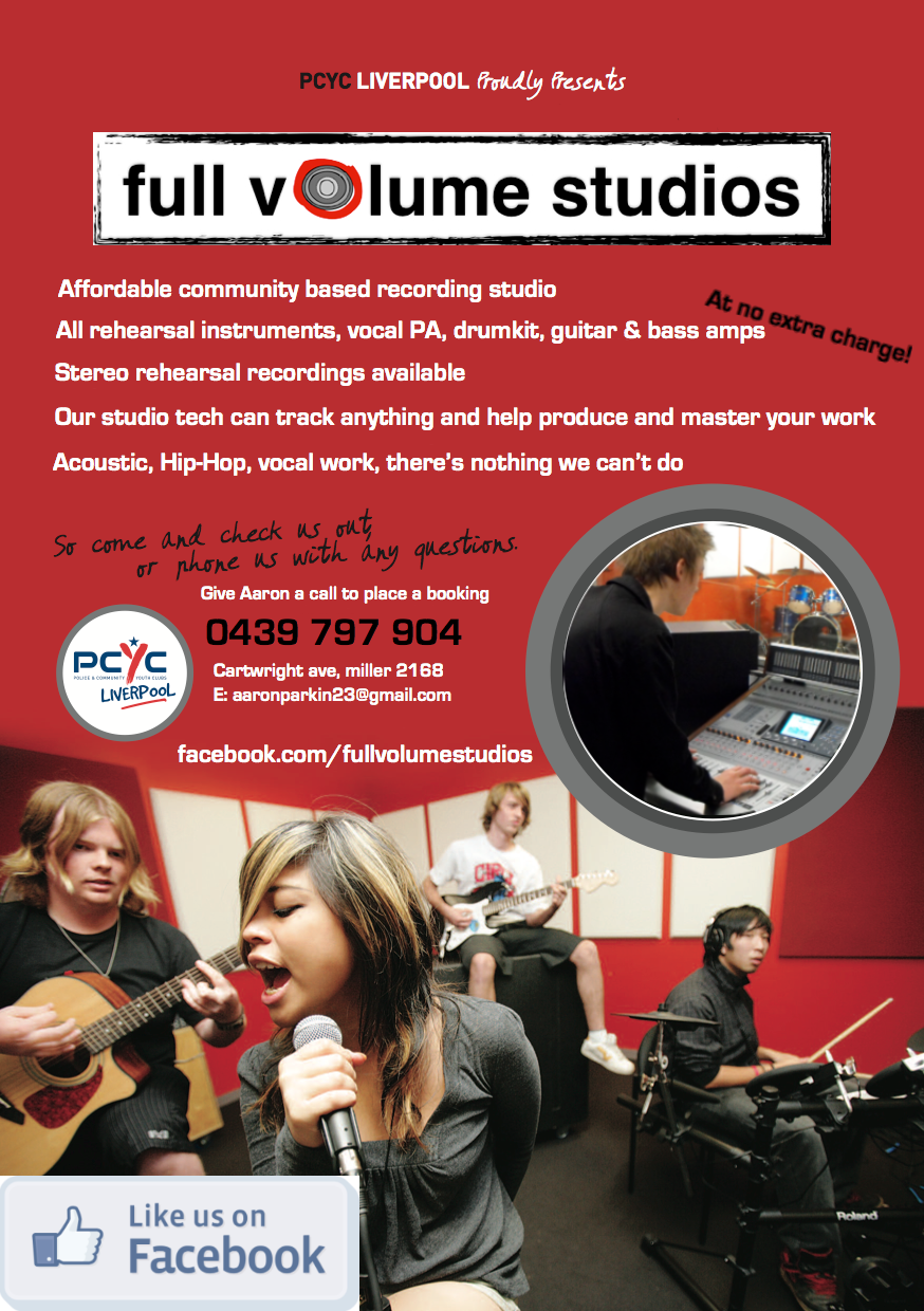 Full Volume Studios Flyer