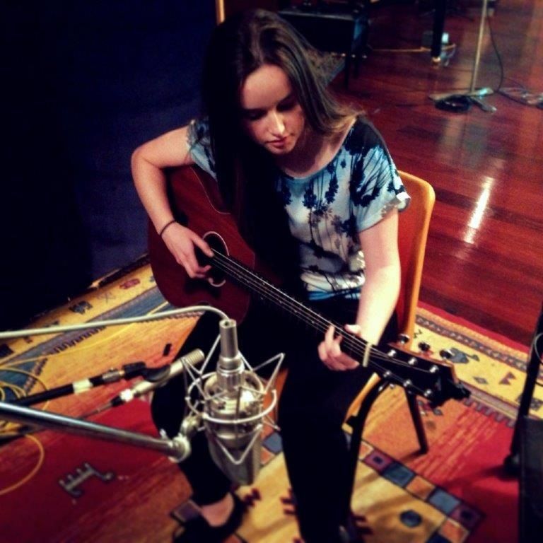 Charlotte recording at Sing Sing Studio in Richmond